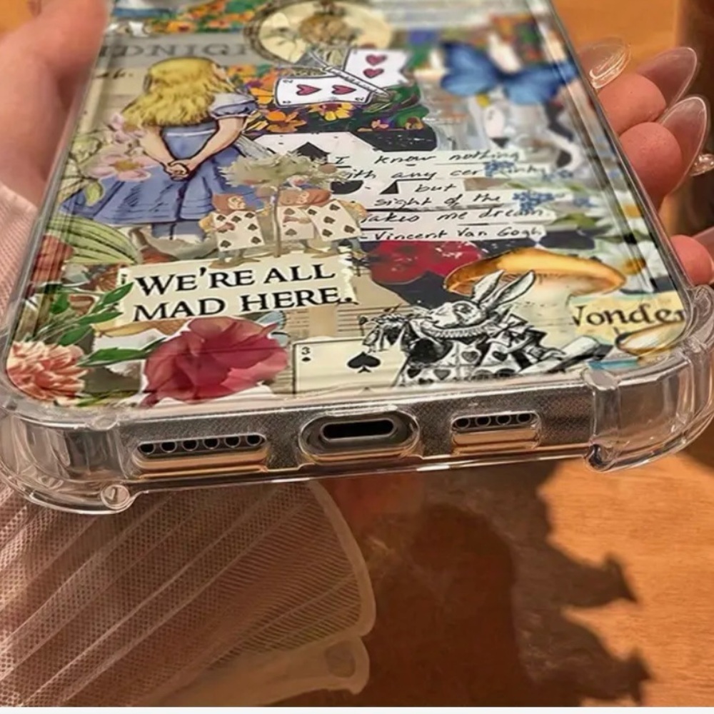 Alice in Wonderland Collage Clear iPhone 16 Case *See notes in description - Picture 3 of 7